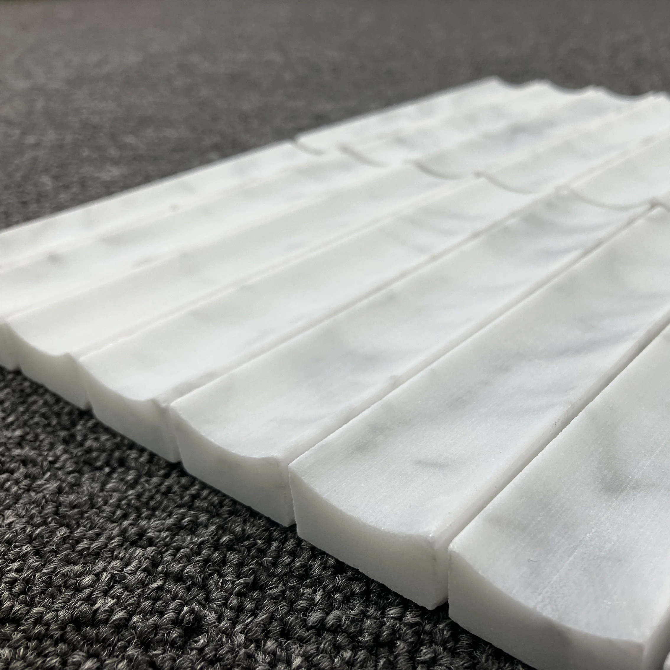 Carrara Mosaic Concave Mosaics Soft Matt 2