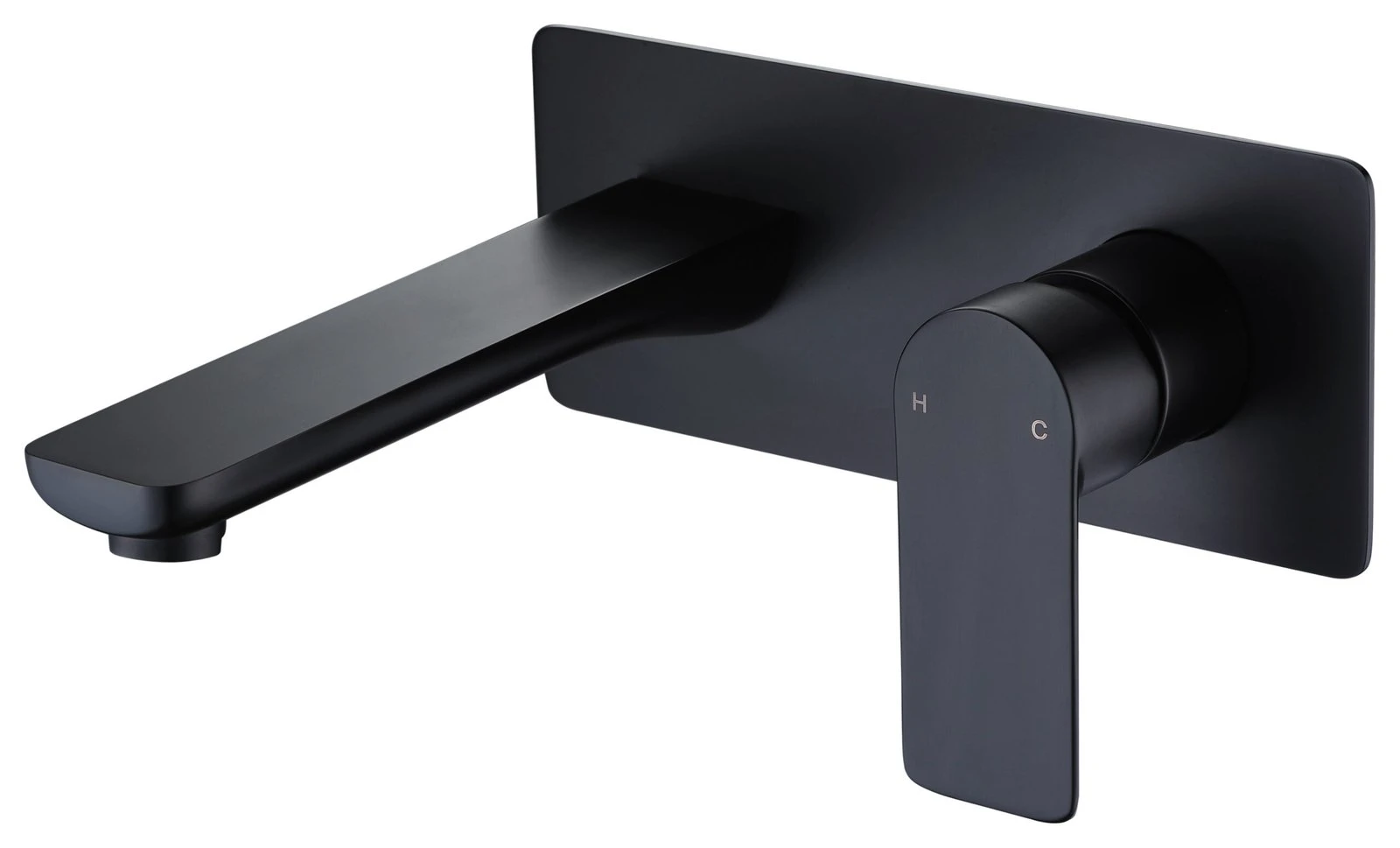 Black Wall Mounted BasinBath Mixer 17B-304B
