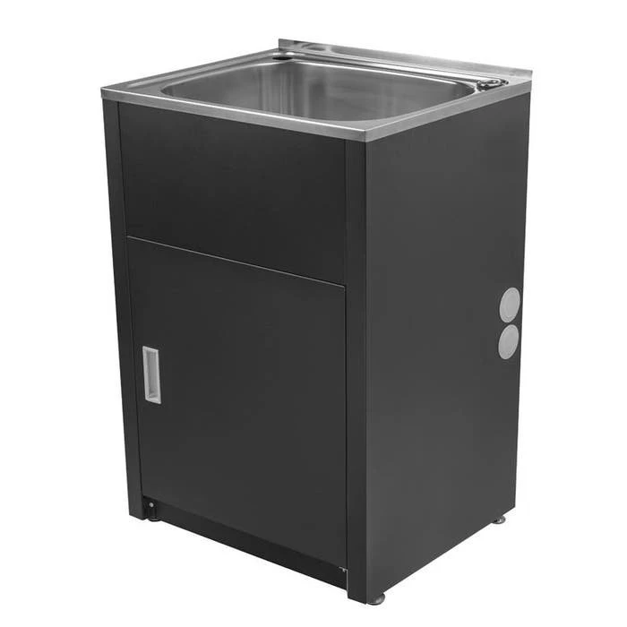 Matte Black 45L Laundry Tubs CLA28-B