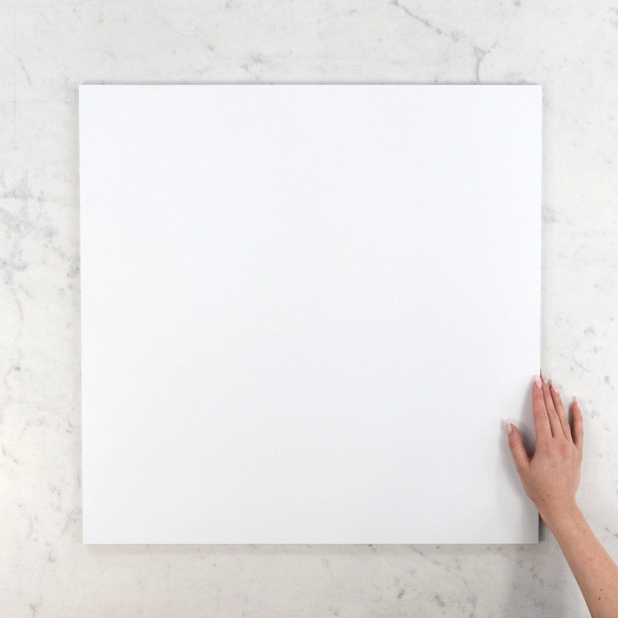 QP9000 Plain White Polished