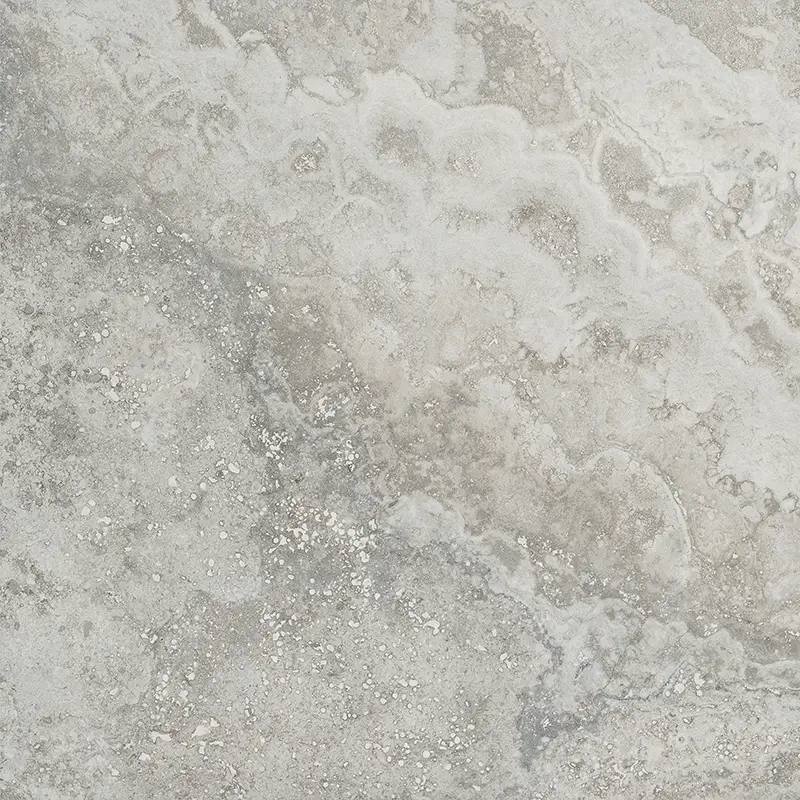 Travertine Cross Silver Matt