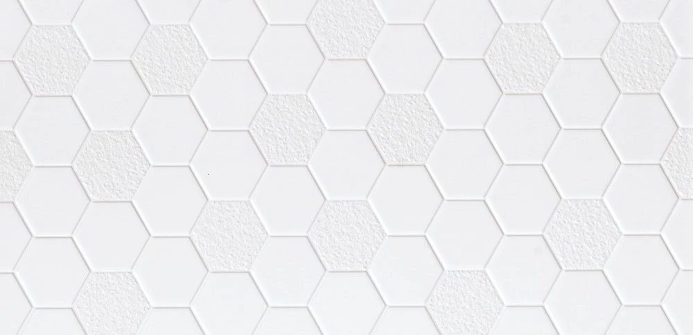 Plain White Hexagon