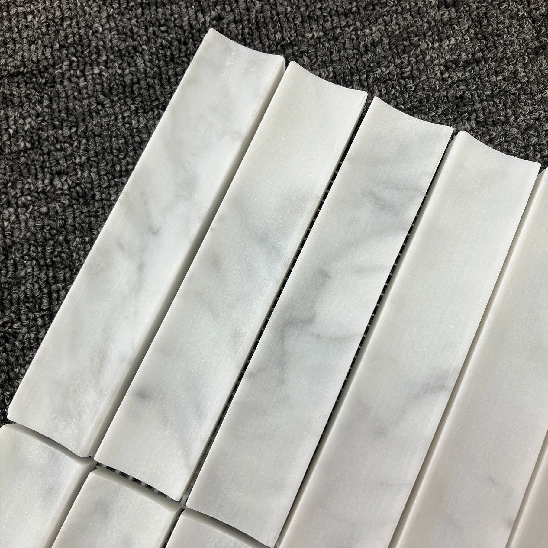 Carrara Mosaic Concave Mosaics Soft Matt 3