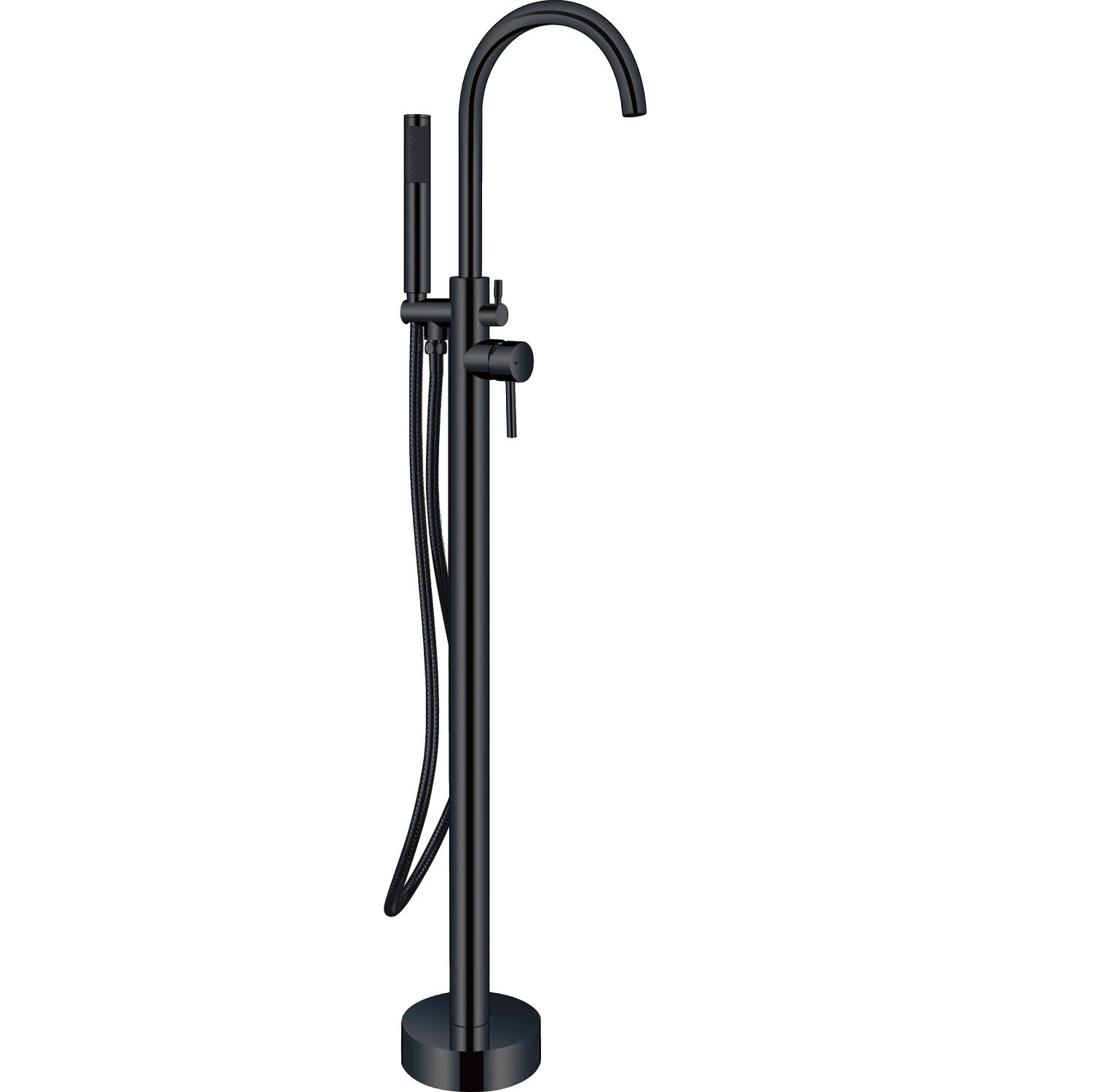 Black Freestanding Bath Mixer CG8090B