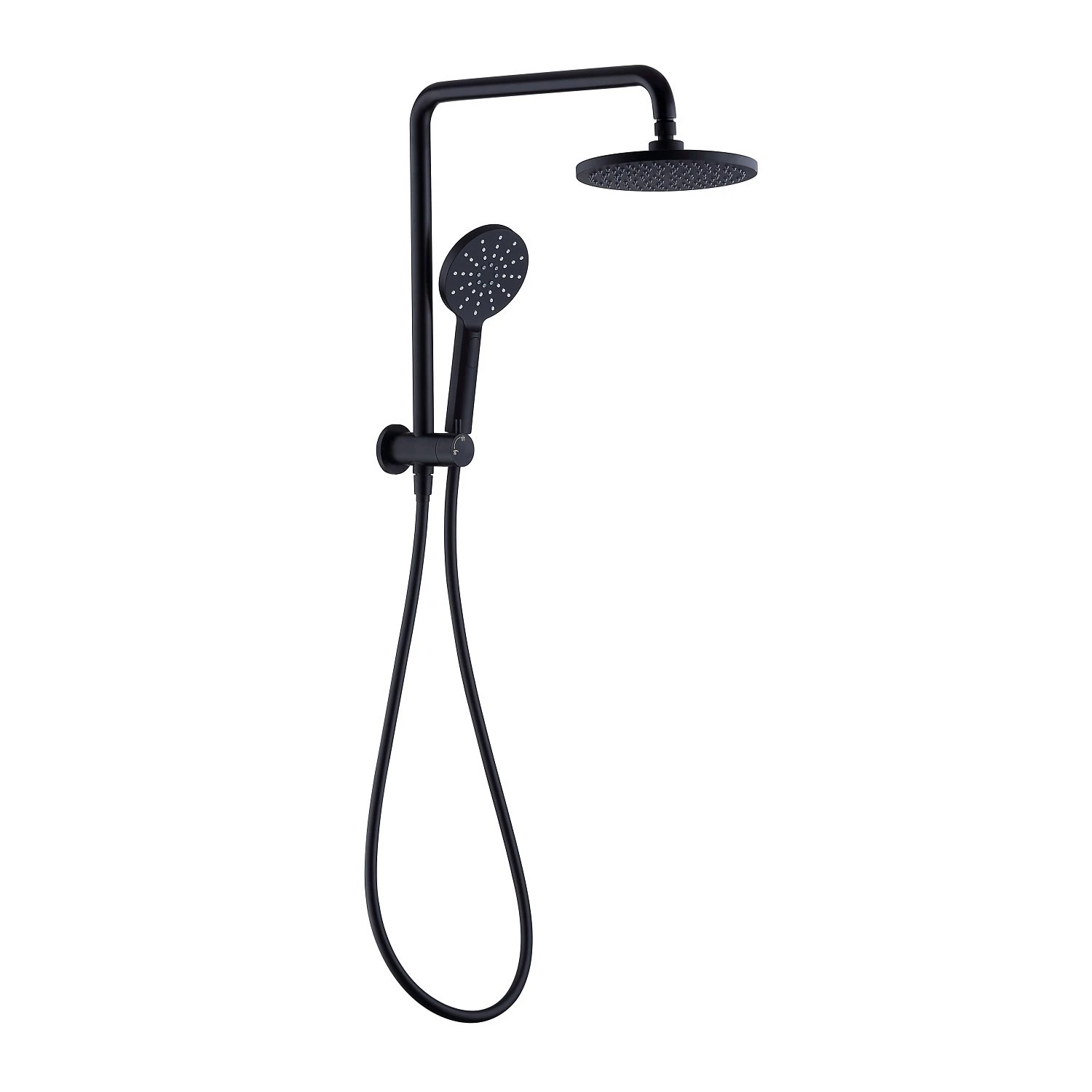 Tolo 8" Matt Black Shower C4901B