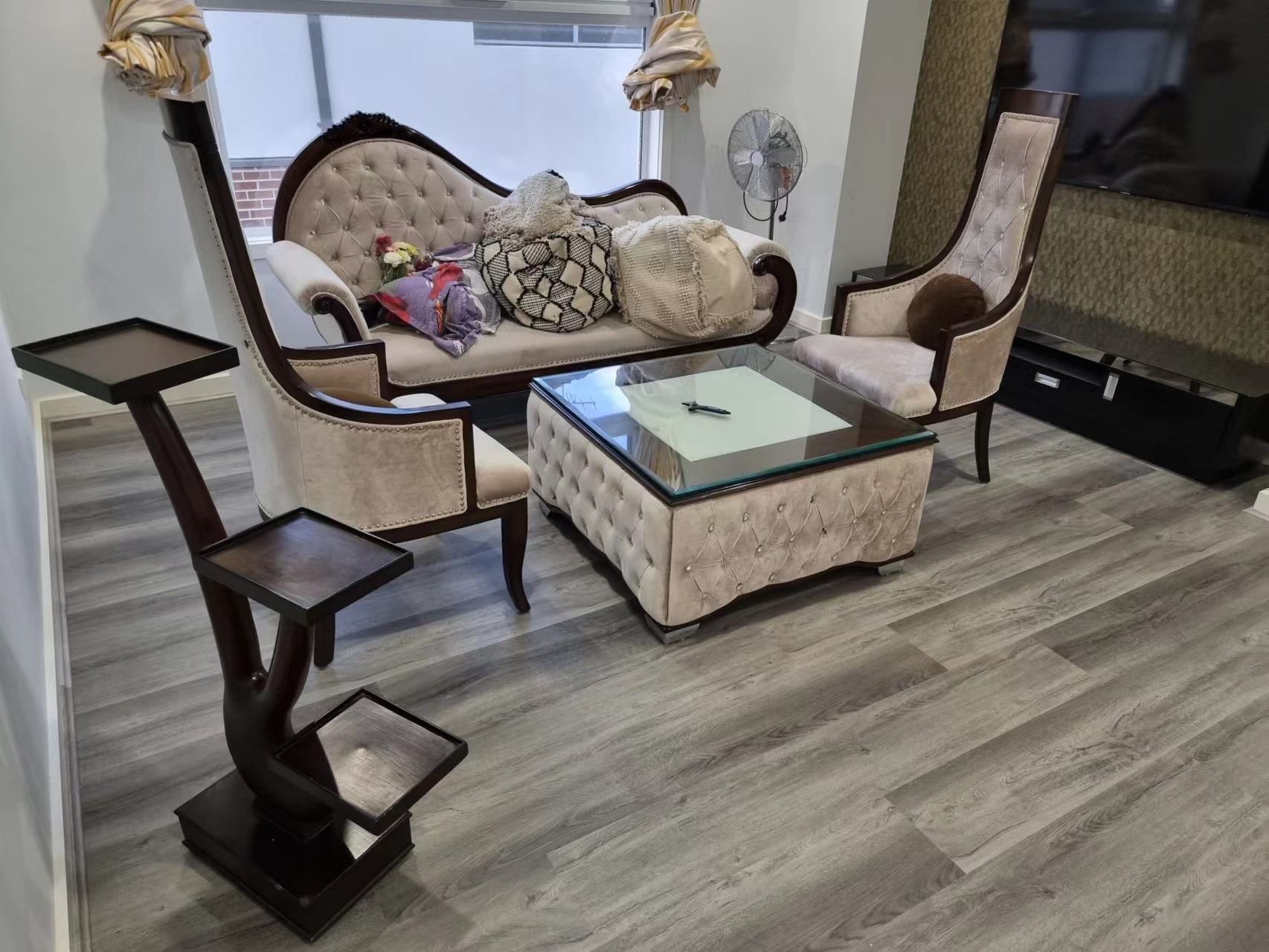 Smoked Oak 7mm SPC Hybrid Flooring 2