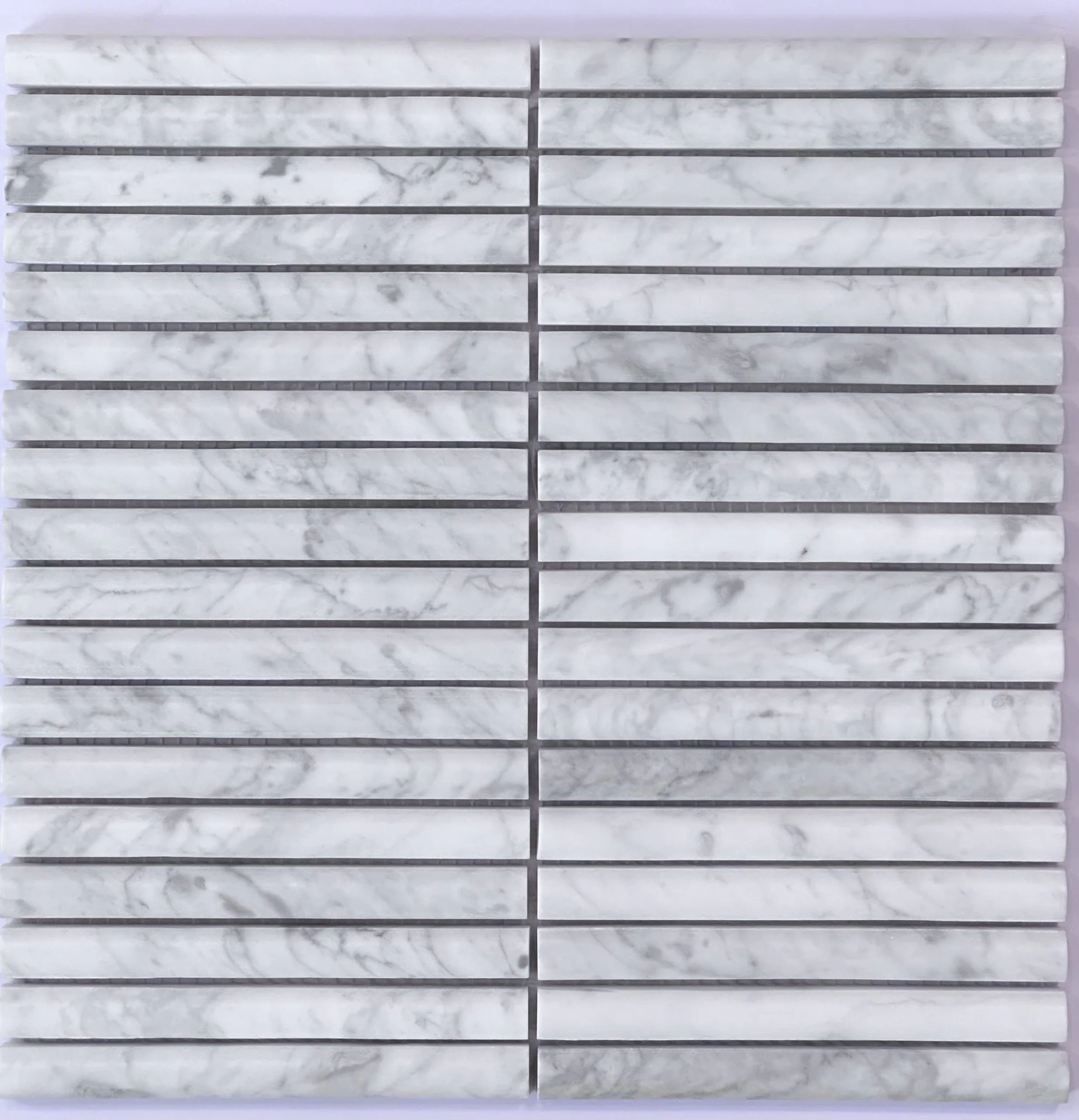 Carrara Marble Convex Mosaics 2